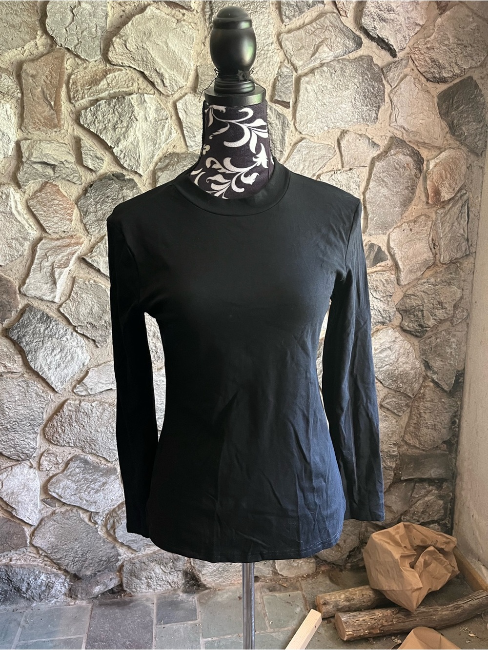 NWT PatPat Long Black Sleeve Shirt S